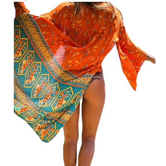 Other - Boho beach coverup / kimono
